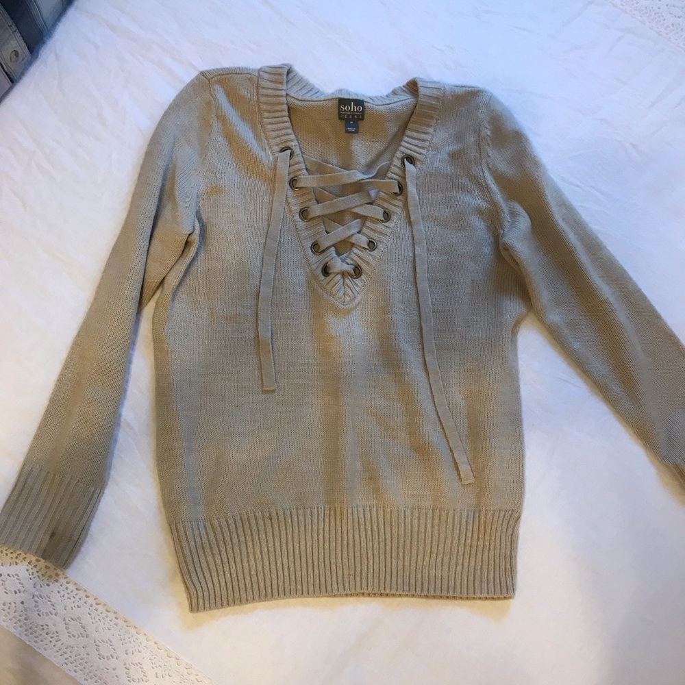 Cream sweater
